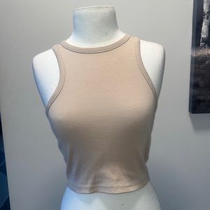 NWT H&M divided racer back cotton tank